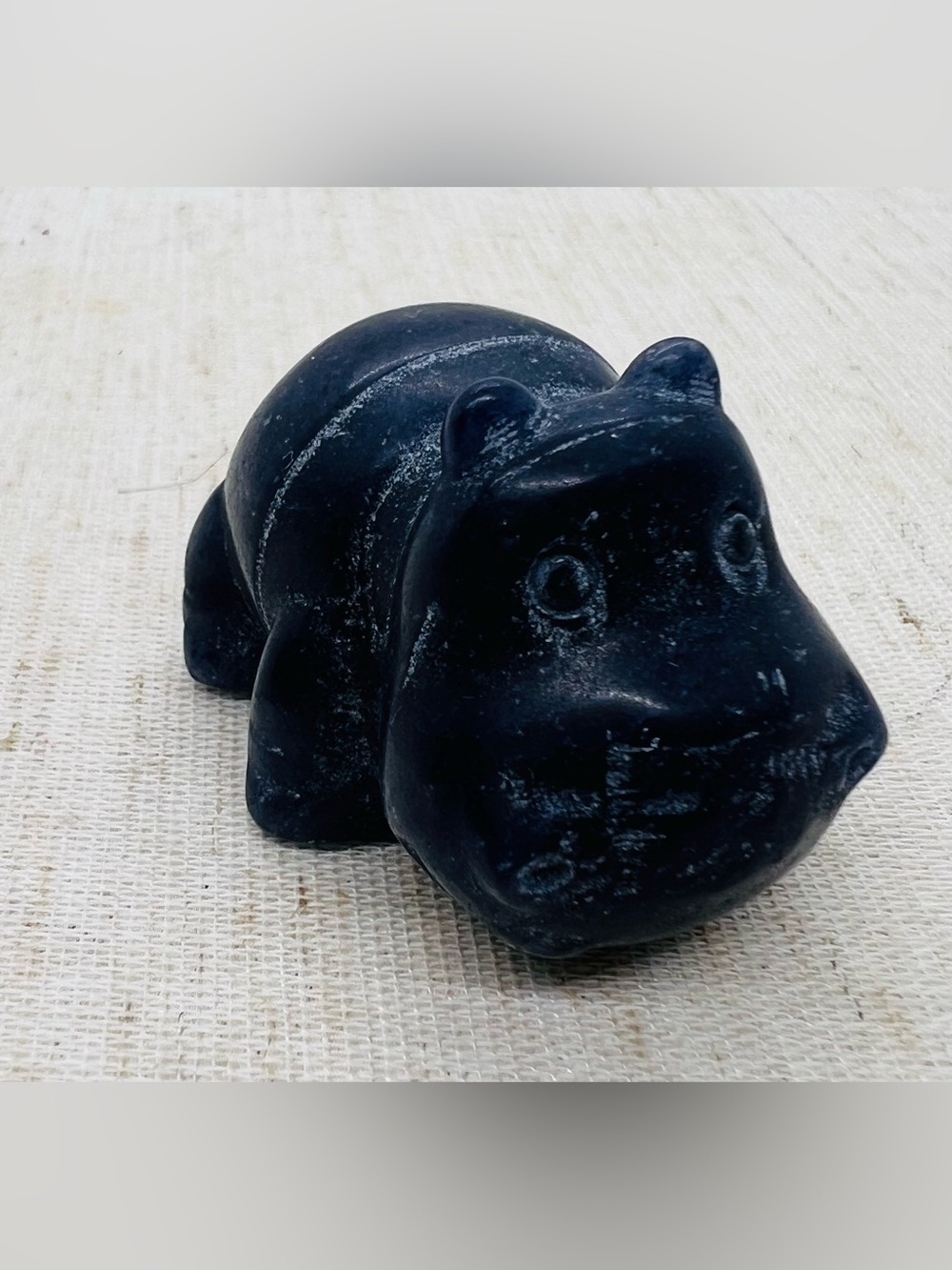 Blue Aventurine Stone‎ Hippo Hand Carved Figure Crystal New Reiki